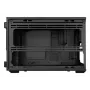 Lian Li DAN Cases B4 Wood Edition Mini-Tower κουτί PC, Micro-ATX, μπροστινό πάνελ καρυδιάς, μαύρο