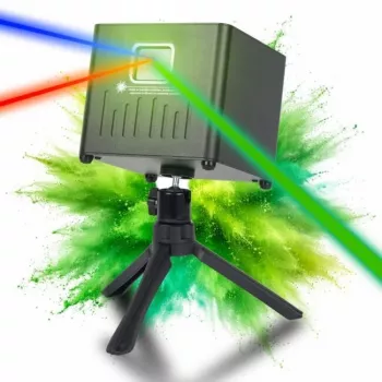 LIGHT4ME ACCU APP LASER Επαναφορτιζόμενος προβολέας λέιζερ με έλεγχο μέσω εφαρμογής Bluetooth