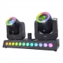 LIGHT4ME CLONE 1 LED RGBW Φωτεινό Εφέ 2 Κεφαλών