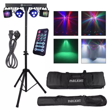 LIGHT4ME LED BAR DERBY PAR Σετ Φωτισμού