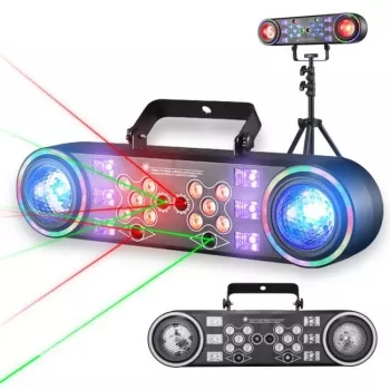 LIGHT4ME MAGIC BAR 4 6-σε-1 Multi-Effect Φωτεινή Μπάρα με PAR, Derby, Strobe, Laser, UV και εφέ πλέγματος