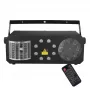 LIGHT4ME PARTY III V2 Multi-Effekt LED Derby Gobo Wash Strobe Laserlicht με Τηλεχειριστήριο IR