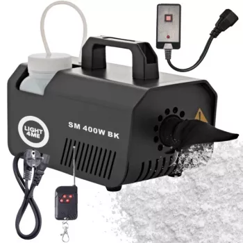 LIGHT4ME SM 400W BK Μηχανή Χιονιού - Δοχείο 1L, Τηλεχειριστήριο, Μαύρο