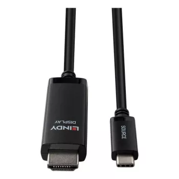 Lindy 1m Καλώδιο προσαρμογέα USB Type C σε HDMI 8K60 (43433)