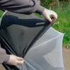 LittleLife Κουνουπιέρα καροτσιού – λεπτή σίτα καθολικής εφαρμογής για καρότσια & buggies (λευκό/γκρι)