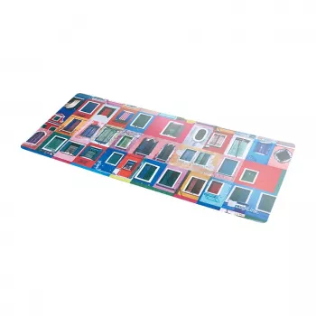 LogiLink 3-in-1 mousepad notebook με πανί καθαρισμού, προστασία οθόνης, μικροΐνα, αντιολισθητικό, γκρι, 350 x 220 mm, 2 mm
