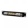 LogiLink ACT108 10-Port Keystone Patch Panel, 10-Inch Rack, 1U, Μαύρο