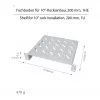 Logilink ACT111 Ράφι ράφι 200 mm 1U Γκρι Επίπεδο rack