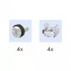 Logilink ACT111 Ράφι ράφι 200 mm 1U Γκρι Επίπεδο rack
