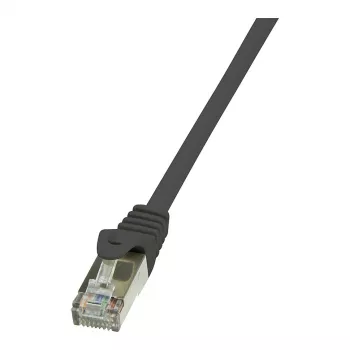 LogiLink Cat.5e F/UTP Patch καλώδιο, 0,25 m, μαύρο