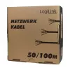 LogiLink Cat.6 Καλώδιο εγκατάστασης, U/UTP, 100m, EconLine