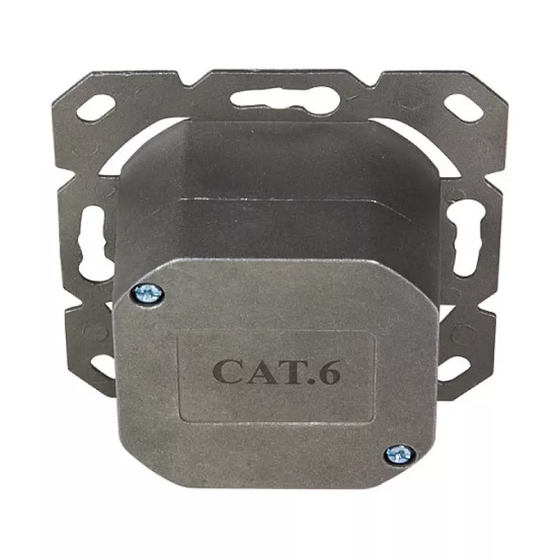 LOGILINK Cat.6 Πρίζα τοίχου 2xRJ45 STP οριζόντια, λευκό