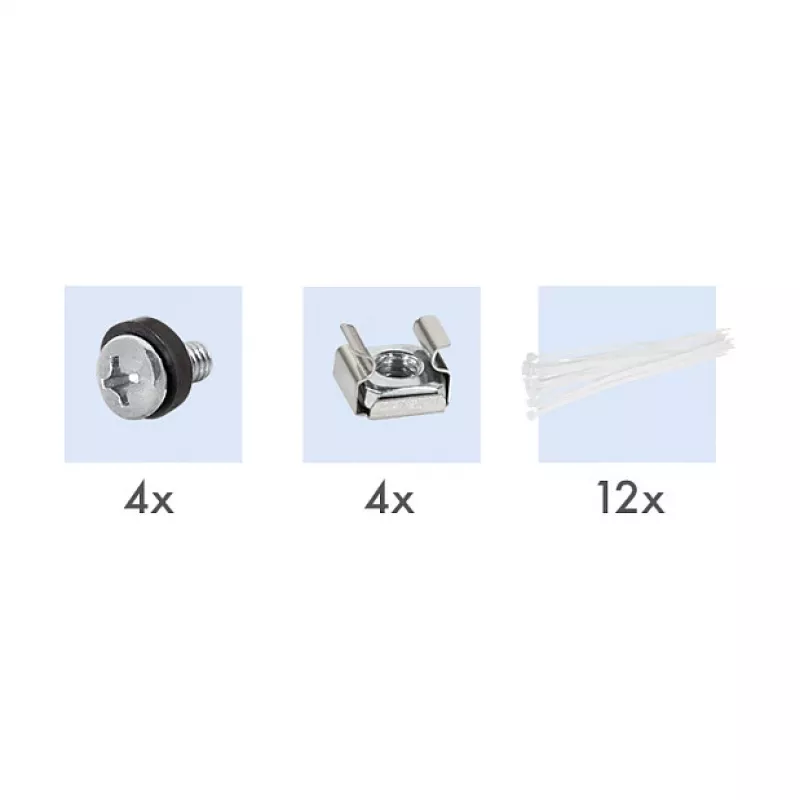 LogiLink Cat.6A Patch Panel 24 θυρών UTP, 1U, 90° IDC