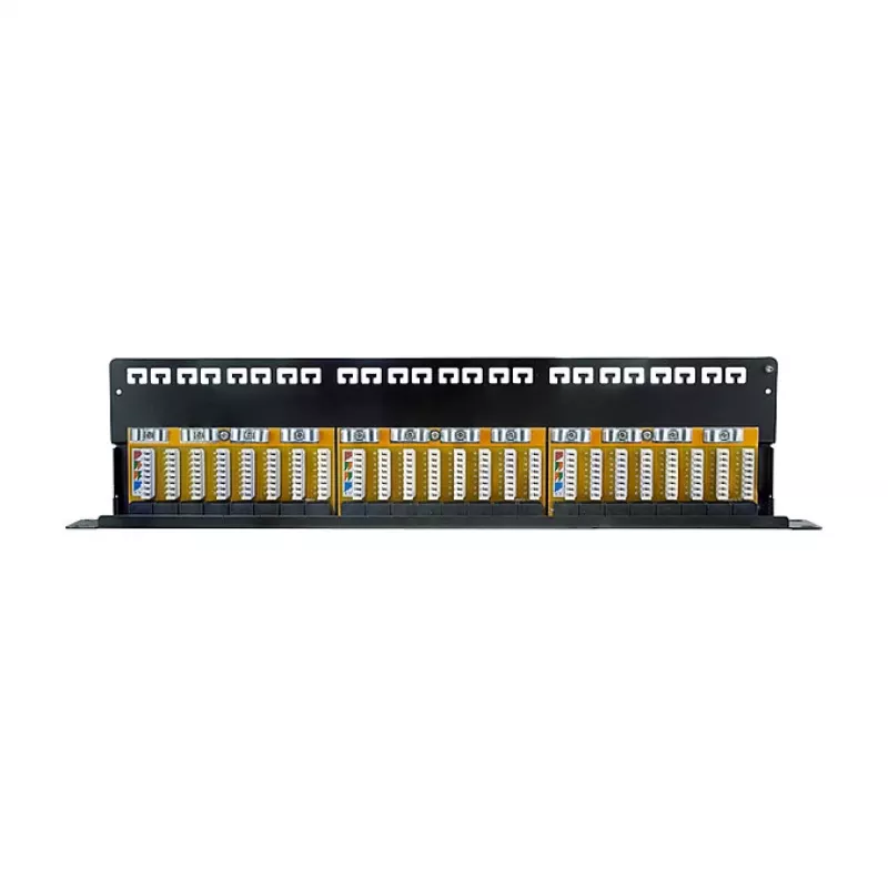 LogiLink Cat.6A Patch Panel 24 θυρών UTP, 1U, 90° IDC