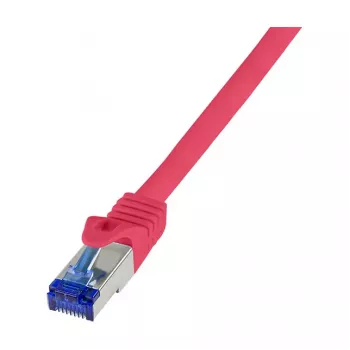 LogiLink Cat.6A S/FTP Ultraflex Καλώδιο Patch, Πιστοποιημένο GHMT, Κόκκινο, 1,0 m