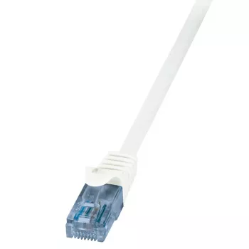 LogiLink Cat.6A U/UTP καλώδιο Ethernet patch, RJ45, 0,25 m, λευκό