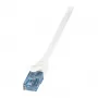 LogiLink Cat.6A U/UTP Καλώδιο Patch, 0,5 m, Λευκό, 10 Gbit/s, LSZH