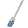 LogiLink Cat.6A U/UTP καλώδιο patch RJ45, 0,25 m, γκρι, EconLine