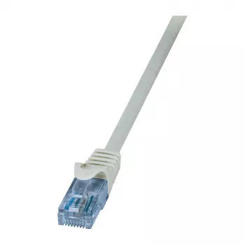 LogiLink Cat.6A U/UTP καλώδιο patch RJ45, 0,25 m, γκρι, EconLine
