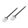 LogiLink Slim High-Flex Cat.6A U/UTP Patchkabel, 1 m, μαύρο
