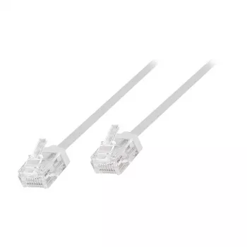 LogiLink Cat.6A U/UTP Slim High-Flex Καλώδιο Patch, Λευκό, 1,5 m