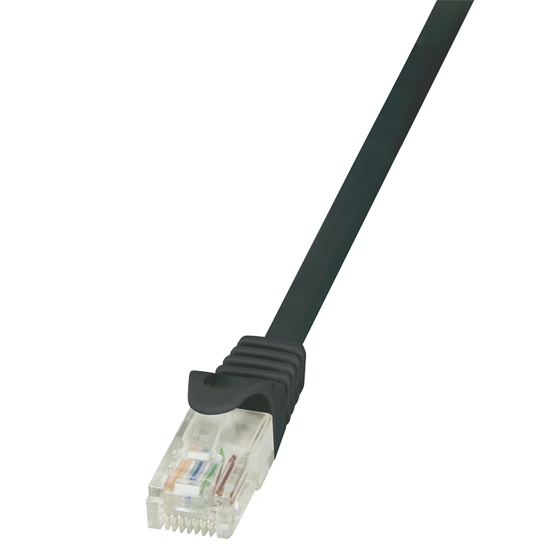 LogiLink Cat.6 U/UTP Patchkabel, 1,5 m, μαύρο, EconLine