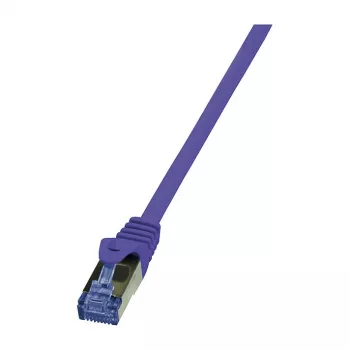 LogiLink Καλώδιο δικτύου Cat6a 1,5 m PrimeLine S/FTP PiMF LSZH μωβ
