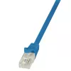 LogiLink CP1026U Καλώδιο Patch Cat 5e U/UTP, 0,5 m, μπλε, Snagless