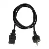 Logilink CP151 καλώδιο ρεύματος, CEE 7/7 σε IEC C19, μαύρο, 1 m