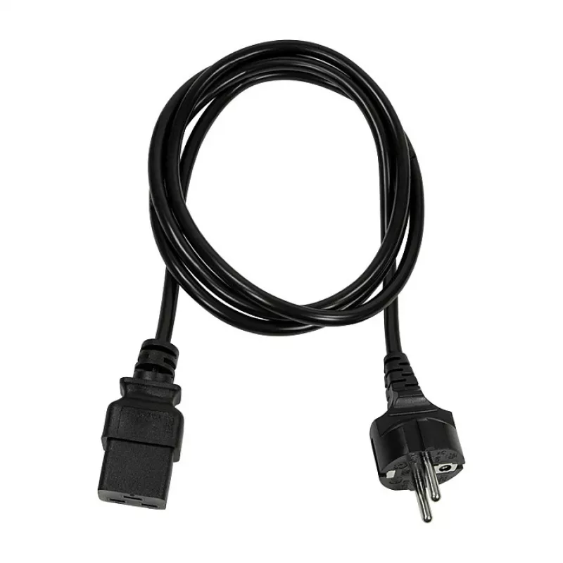 Logilink CP151 καλώδιο ρεύματος, CEE 7/7 σε IEC C19, μαύρο, 1 m