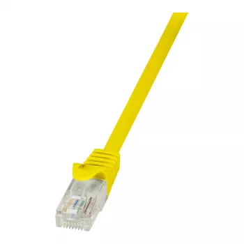 LogiLink CP2017U Καλώδιο δικτύου Cat.6 U/UTP, 0,25 m, Κίτρινο, Snagless RJ45