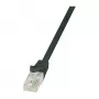 LogiLink CP2053U Καλώδιο δικτύου Cat 6 U/UTP RJ45, 2m, Μαύρο, Snagless