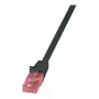 LogiLink CQ2013U CAT 6 U/UTP Patch καλώδιο, 0,25 m, μαύρο, LSZH, Snagless