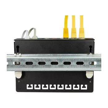 LogiLink Βάσεις στήριξης ράγας DIN, ανοξείδωτο ατσάλι, 2 τεμ.