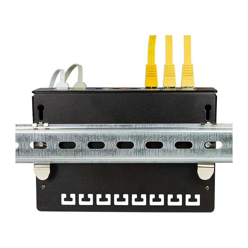 LogiLink Βάσεις στήριξης ράγας DIN, ανοξείδωτο ατσάλι, 2 τεμ.
