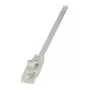 LogiLink EconLine Cat.6 U/UTP καλώδιο patch, RJ45, γκρι, 15 m