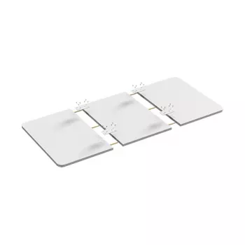 LOGILINK EO0038 Επιφάνεια γραφείου, 3 τεμάχια, 1200x600mm, Λευκό