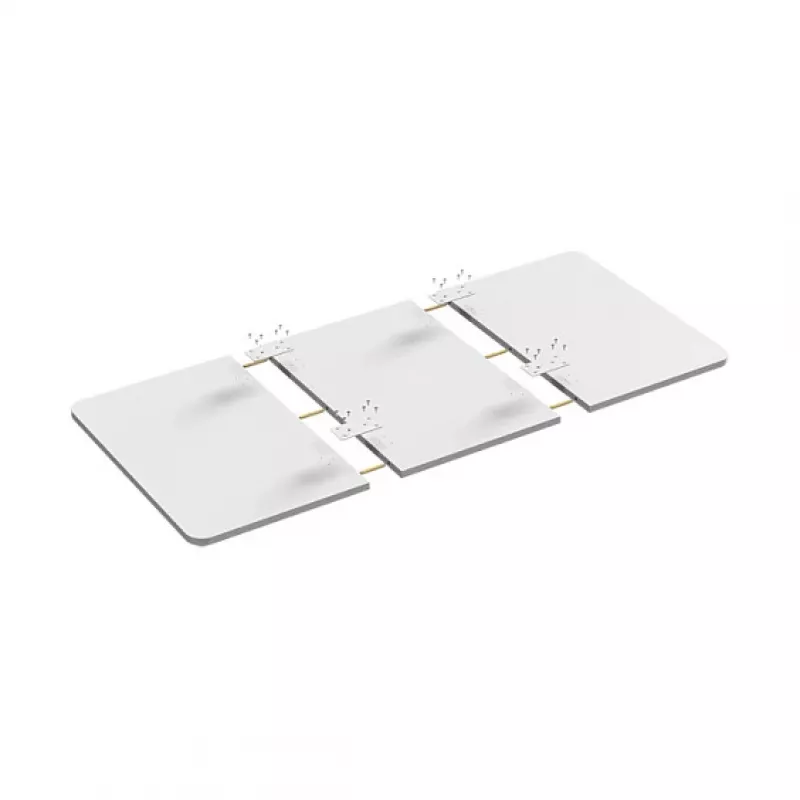 LOGILINK EO0038 Επιφάνεια γραφείου, 3 τεμάχια, 1200x600mm, Λευκό