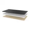 LOGILINK EO0039 Επιφάνεια γραφείου, 3 τεμάχια, 1200x600mm, Μαύρο