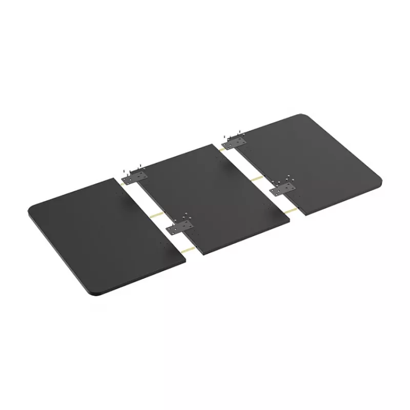 LOGILINK EO0039 Επιφάνεια γραφείου, 3 τεμάχια, 1200x600mm, Μαύρο