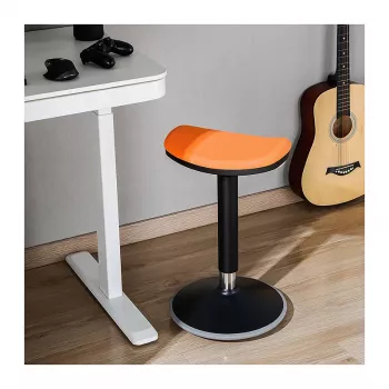 LOGILINK EO0071 εργονομικός ρυθμιζόμενου ύψους σκαμπό ταλάντευσης, πορτοκαλί – αντοχή 120 kg, αέριο ελατήριο