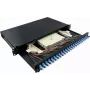 LogiLink F24LC2B 24-Port LC Duplex LWL Patch Panel 1U 19 ίντσες Rackmount Μαύρο
