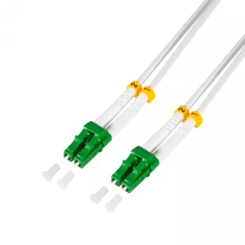 LogiLink FC0LC20 Καλώδιο Patch Οπτικής Ίνας OS2 LC/APC σε LC/APC Simplex Singlemode 20 m Λευκό