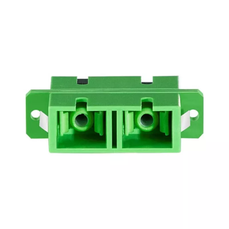 LogiLink Fiber Adapter SC Duplex, 12 τεμ., με φλάντζα, πράσινο