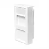 LOGILINK Γαλλικό Πλαίσιο Modular Insert 22,5x45 mm, Λευκό