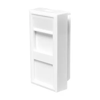 LOGILINK Γαλλικό Πλαίσιο Modular Insert 22,5x45 mm, Λευκό