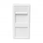 LOGILINK Γαλλικό Πλαίσιο Modular Insert 22,5x45 mm, Λευκό