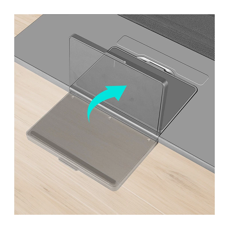 LogiLink ID0214 πληκτρολόγιο Bluetooth με touchpad, Bluetooth 5.1, 3 καναλιών, αφαιρούμενο κάλυμμα, γκρι