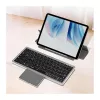 LogiLink ID0214 πληκτρολόγιο Bluetooth με touchpad, Bluetooth 5.1, 3 καναλιών, αφαιρούμενο κάλυμμα, γκρι