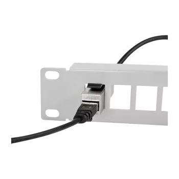 LOGILINK Σύνδεσμος Keystone Cat.5e STP, 2xRJ45, Μέταλλο, θωρακισμένος